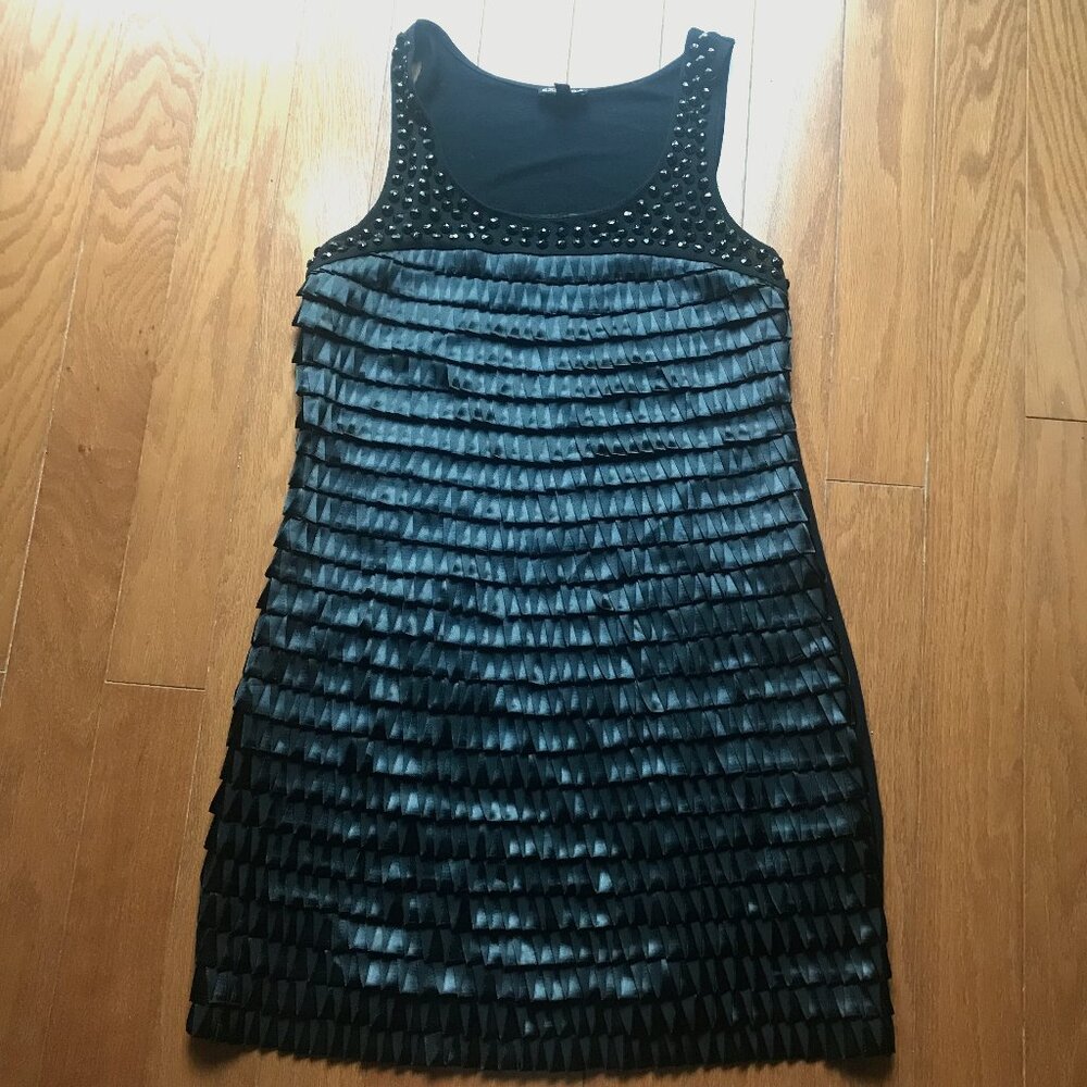 EXPRESS: BLACK SPECIAL OCCASION  BEADED DRESS SIZE   S